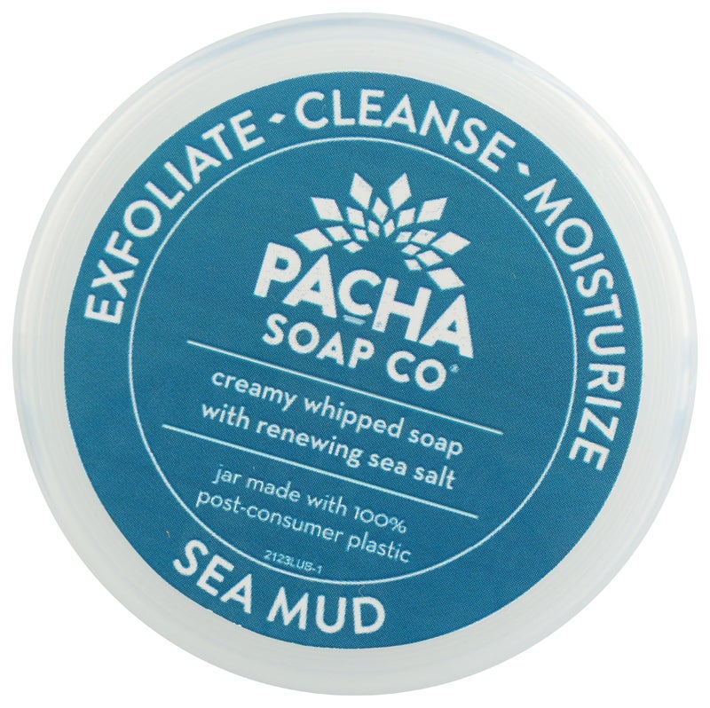 Pacha Soap Co Pacha Soap Sea Mud Whipped Soap Scrub, 8 Oz - Image 4